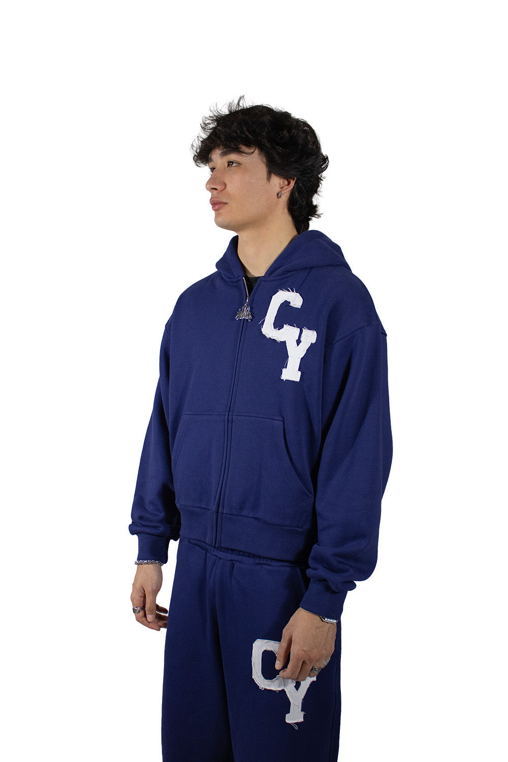 Ensemble CY ZIPPER Bleu